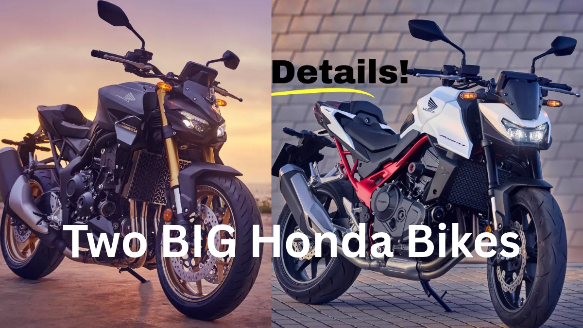 Two BIG Honda Bikes